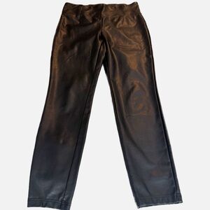 Laundry By Shelli Segal Faux Leather Black Pants
